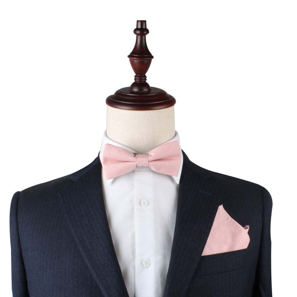 Blush Pink Bow Tie